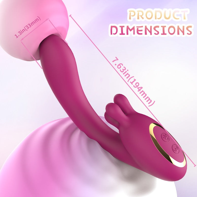 Moremorelove 9-Mode Thrusting & Vibrating Dildo – G-Spot & Clitoral Stimulator for Women