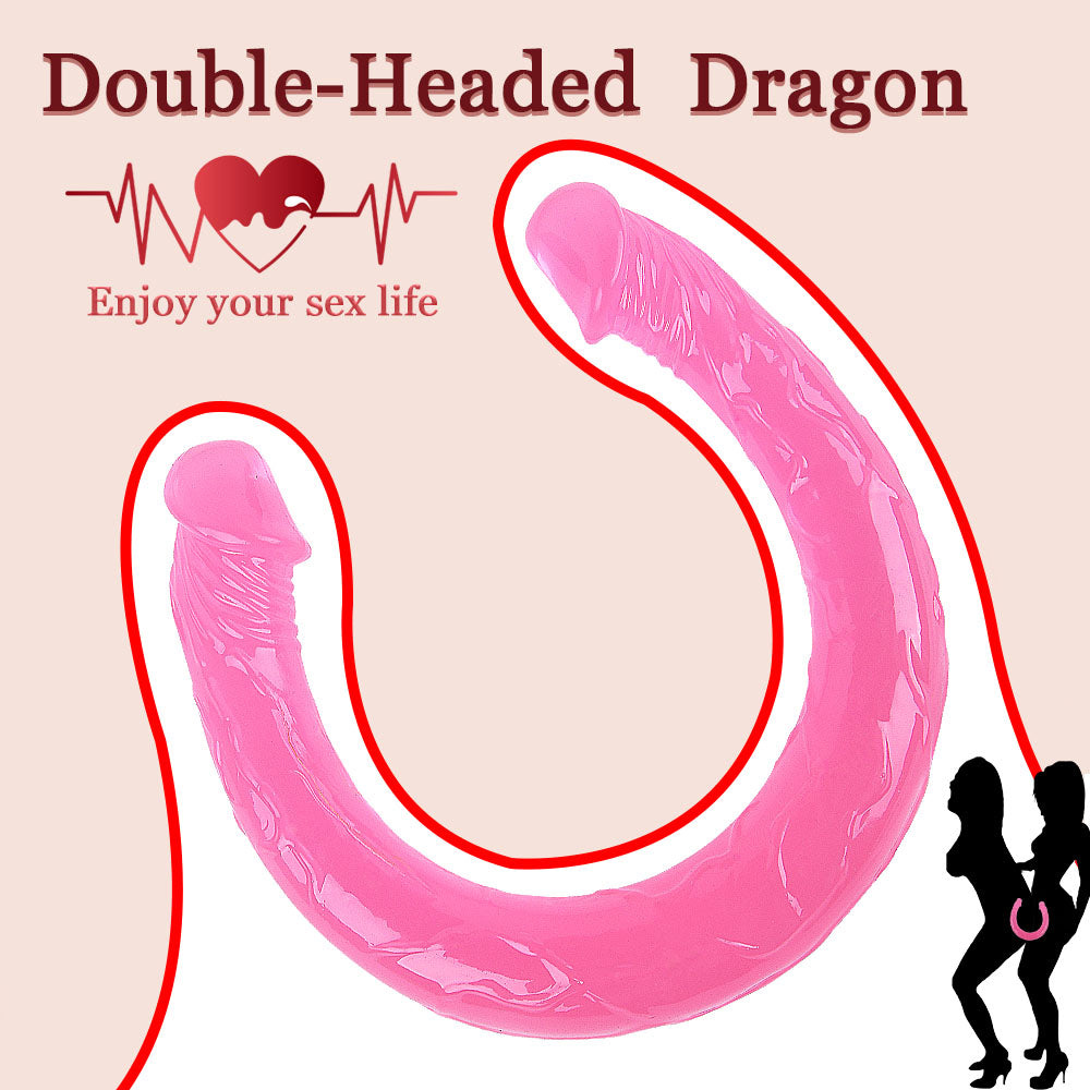 5 Colors Double-headed TPE Dildo – Dual-Use Dildo & Anal Plug for Pleasure