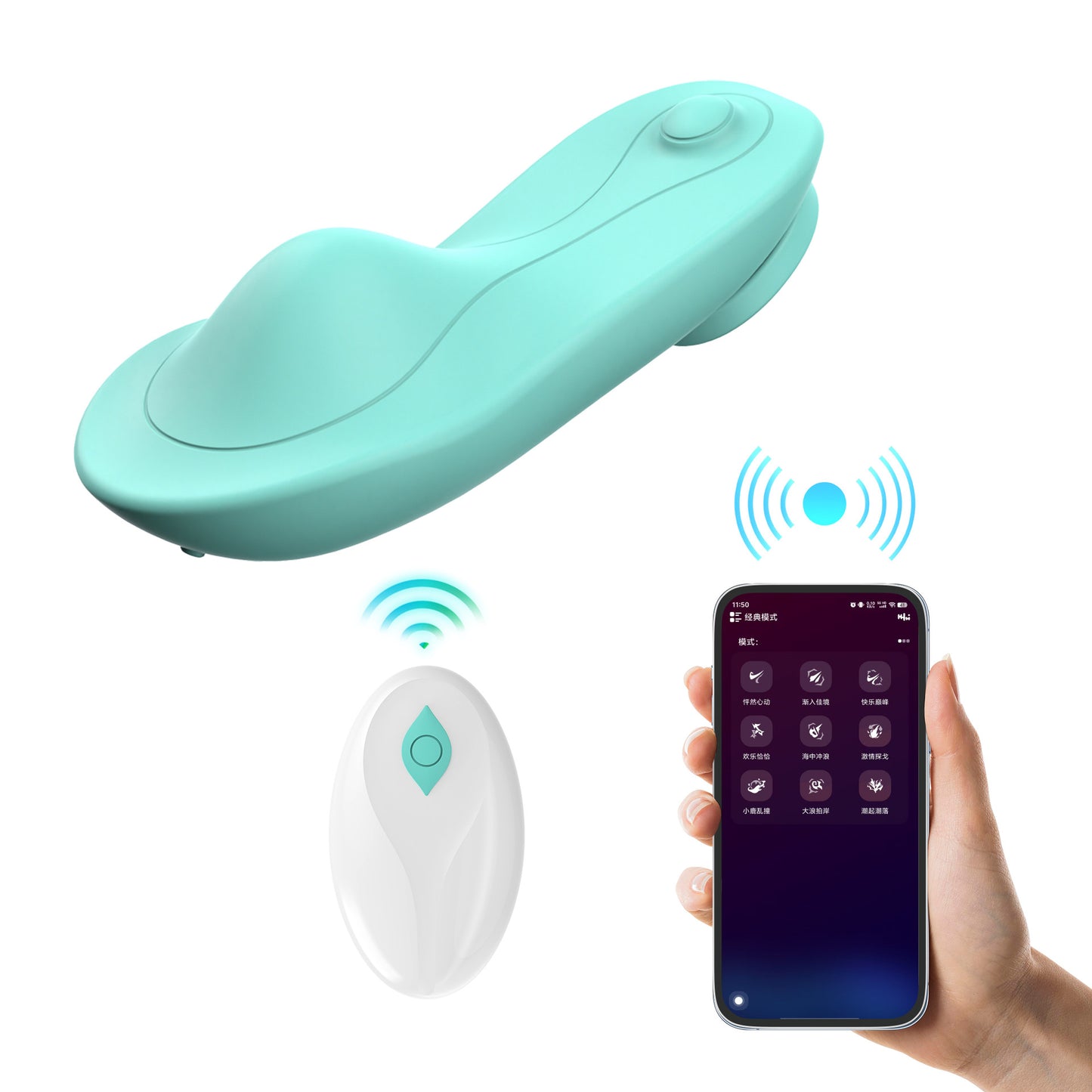 Moremorelove Remote Control Bullet Vibrator –9 frequency Silent & Discreet Wearable Sex Toy for Female Pleasure