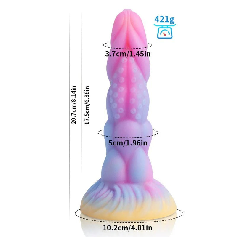 Moremorelove 5-Model Silicone Fluorescent Dildo – Comfortable & Easy to Climax Adult Sex Toy
