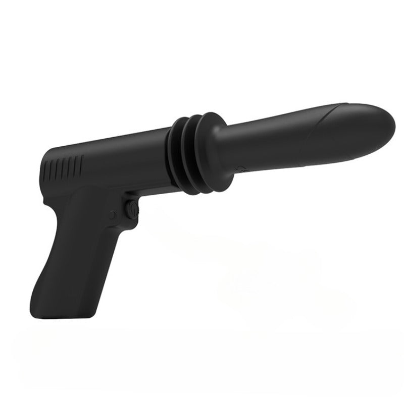 Moremorelove Portable Pistol-Shaped Sex Machine – Automatic Adult Toy with 4 Vibration Modes & Retractable Function for Men, Women, and Couples