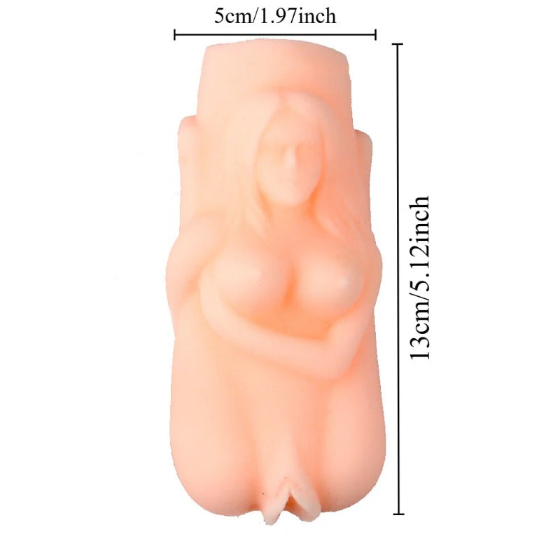 Moremorelove 5 Models Pocket Pussy Male Masturbators – Virgin Vagina Sex Toy, Woman's Vagina for Men, TPE Material Masturbation