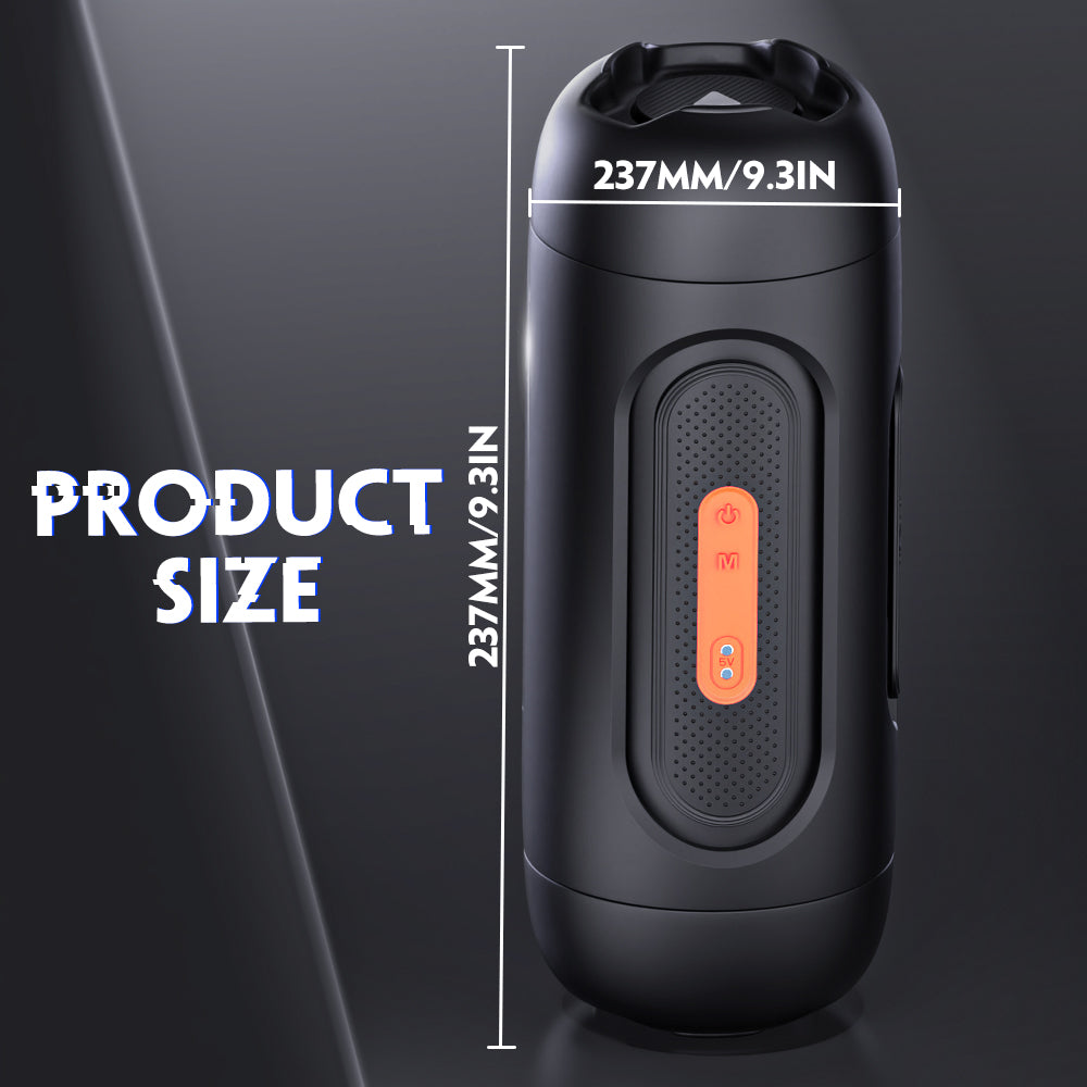 Rechargeable Double-Sided Male Masturbator – Powerful & Quiet Vibrating Stroker with TPE Material