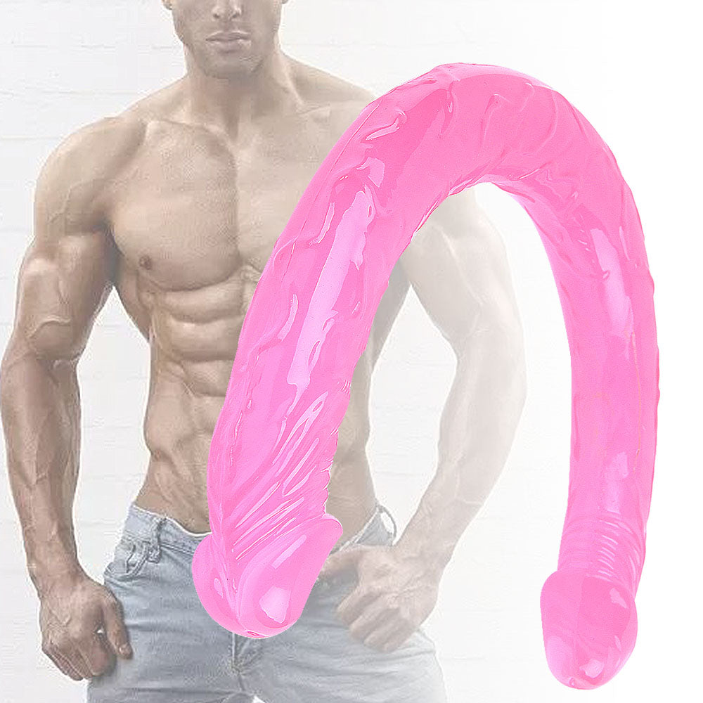 5 Colors Double-headed TPE Dildo – Dual-Use Dildo & Anal Plug for Pleasure