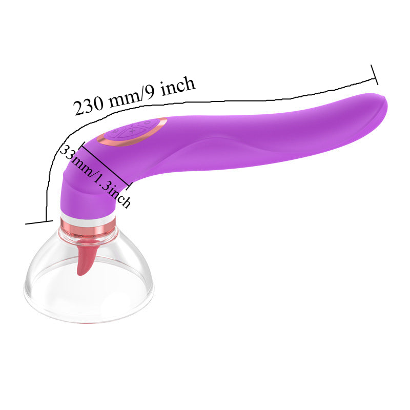 Clitoral Sucking & Licking Vibrator – G-Spot Stimulator with Suction Cup, Oral Tongue Vibration for Women’s Pleasure