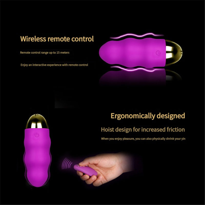 Moremorelove Portable Remote-Control Vibrator – Compact, Soft, Quiet USB Rechargeable Dildo for Intense Female Pleasure