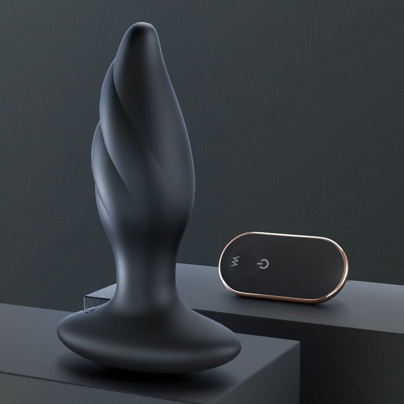 Moremorelove Anal Plug – Vibrating Anal Beads, Adult Sex Toy SM Expander & Teasing Stimulator for Men & Women