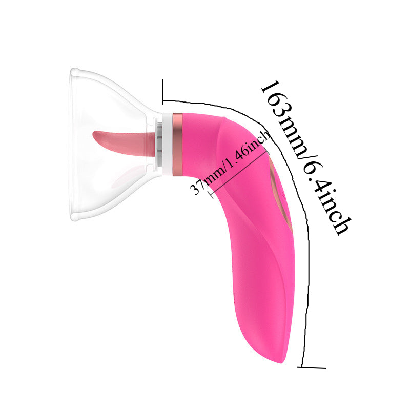 Clitoral Sucking & Licking Vibrator – G-Spot Stimulator with Suction Cup, Oral Tongue Vibration for Women’s Pleasure