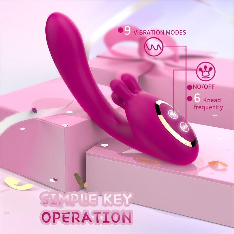 Moremorelove 9-Mode Thrusting & Vibrating Dildo – G-Spot & Clitoral Stimulator for Women