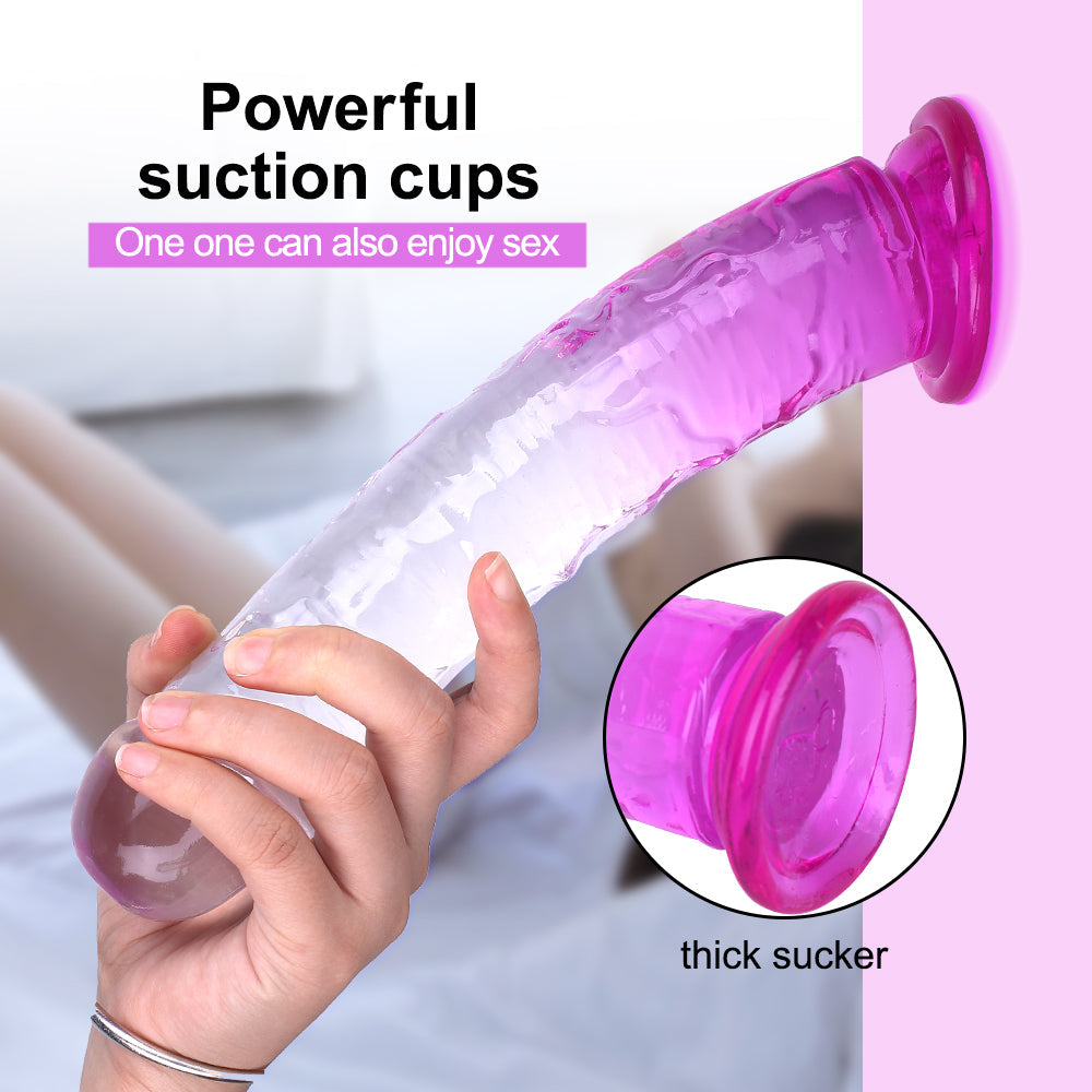 5 Colors TPE Mixed Colors Dildo - Soft, Comfortable Adult Pleasure Toy for Easy Climax, Premium Design for Enhanced Sensation