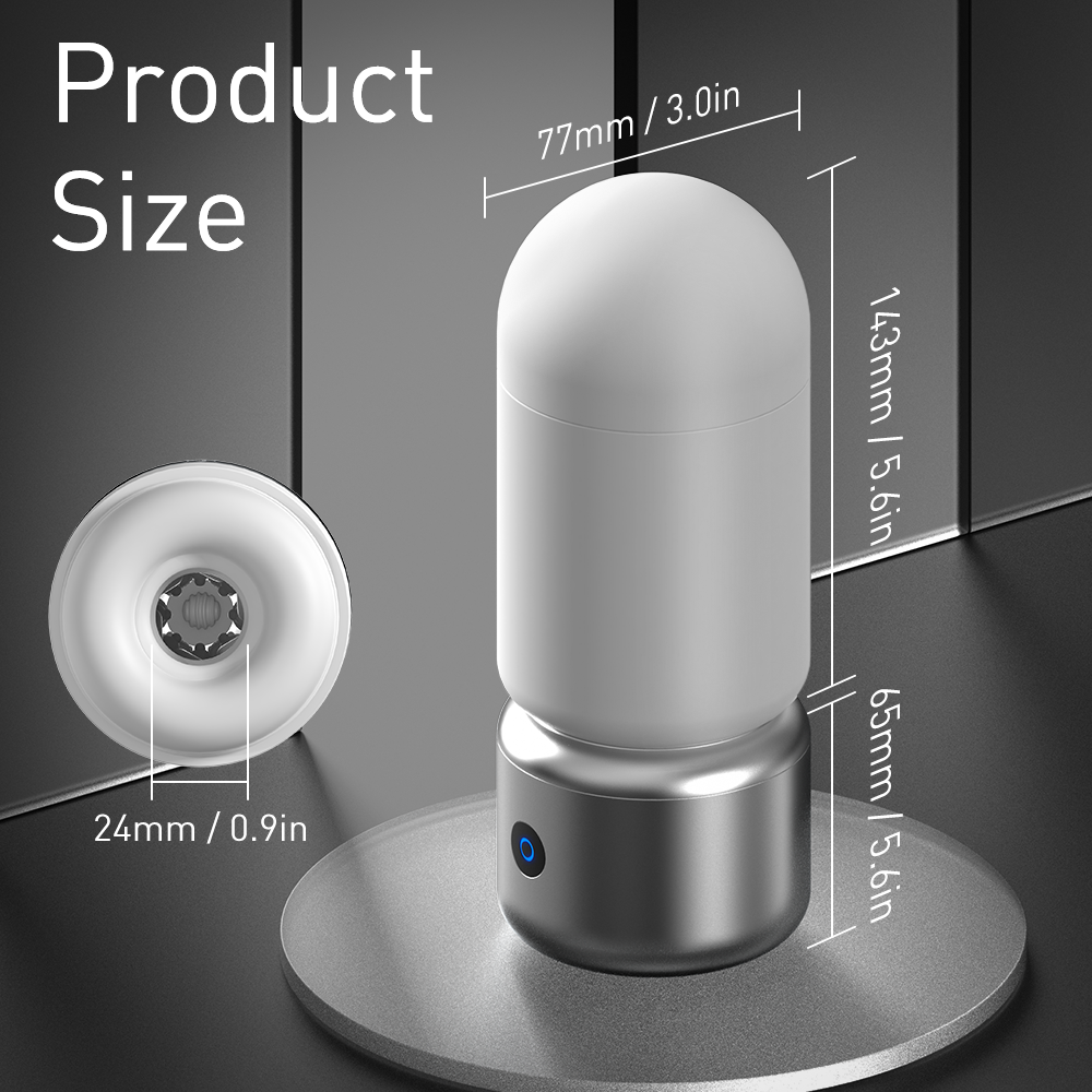 USB-Rechargeable Realistic Vagina Masturbator – Soft & Portable Male Stroker for Intense Pleasure