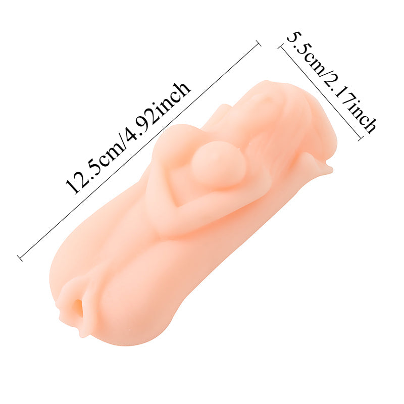 Moremorelove Realistic Pocket Pussy Male Masturbator – Virgin Vagina Sex Toy for Men, TPE Material Masturbation Doll