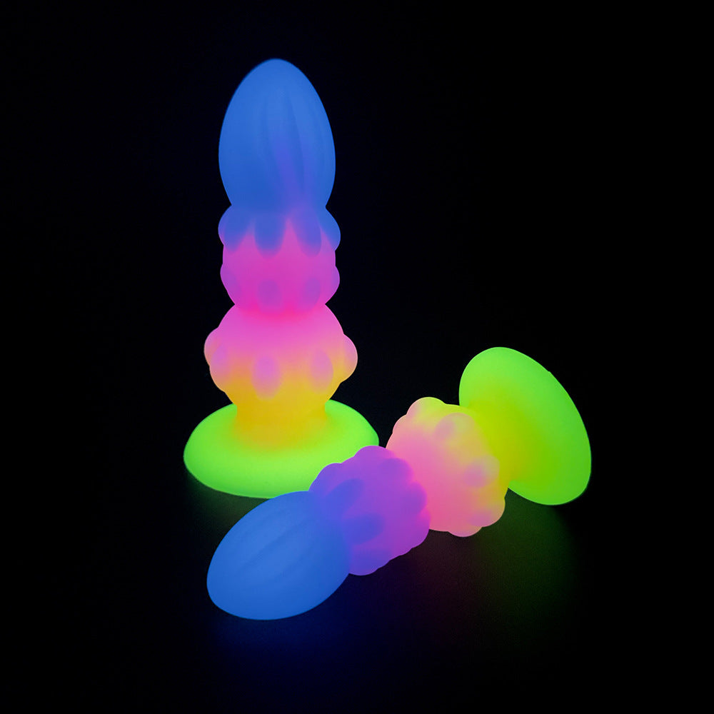 5 Sizes Fluorescent Silicone Butt Plug – Unique & Novel Design