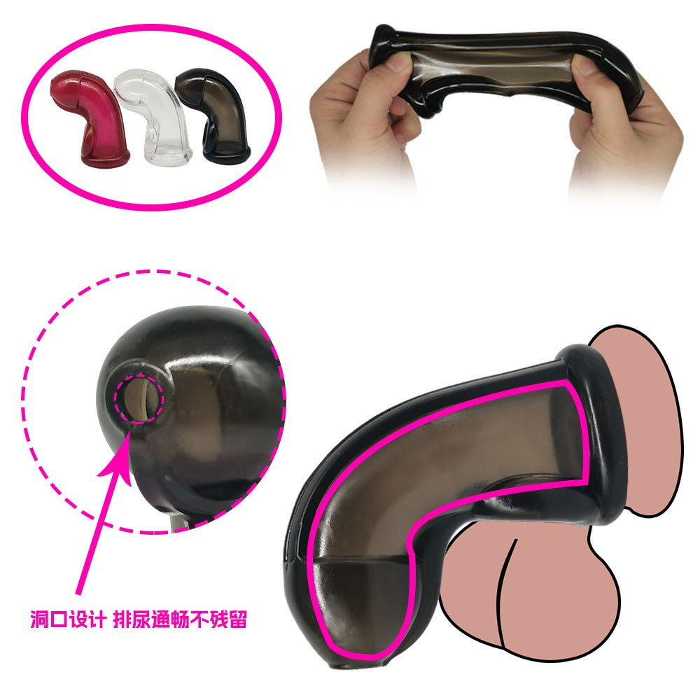 3 Colors Male Chastity Cage – Large Device with Rings for Penis Exercise, Bondage Gear & Accessories for Men