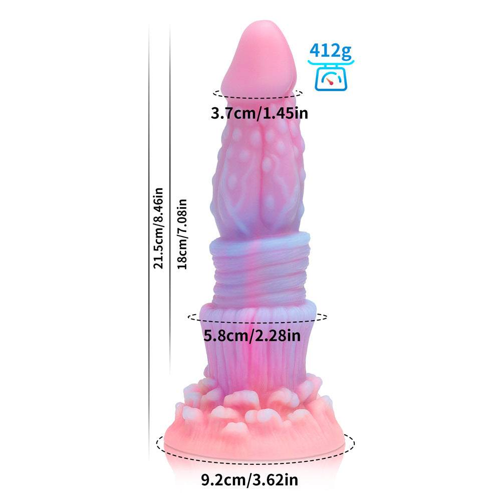 Moremorelove 5-Model Silicone Fluorescent Dildo – Comfortable & Easy to Climax Adult Sex Toy