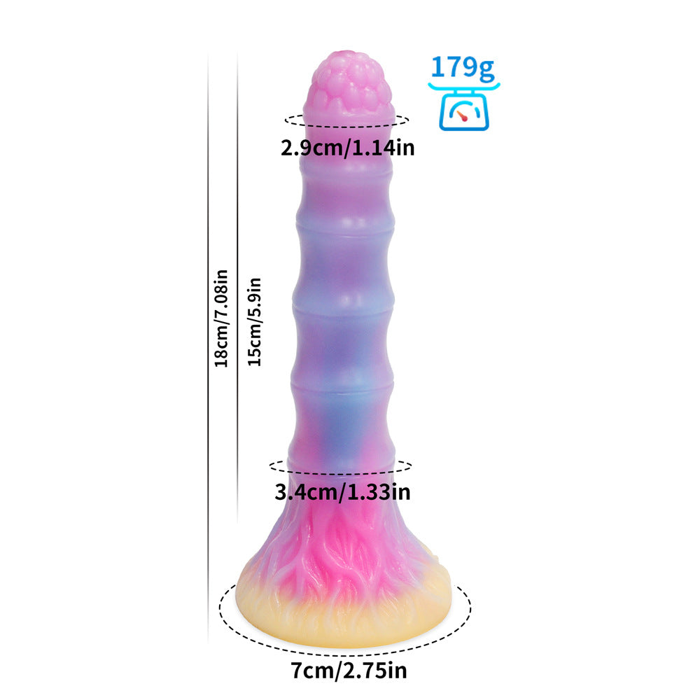 Moremorelove 5-Model Silicone Fluorescent Dildo – Comfortable & Easy to Climax Adult Sex Toy