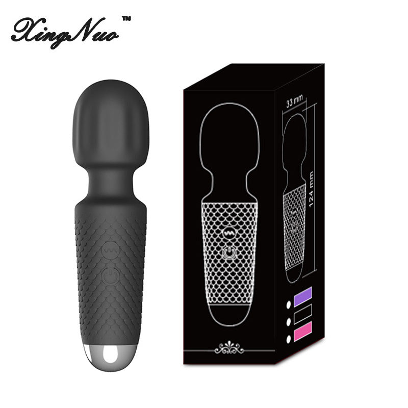 Moremorelove Mini Scaly Vibrator – Discreet AV Wand with 10 Vibration Patterns