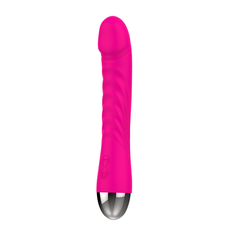 Moremorelove Realistic Rose Dildo Vibrator – G-Spot & Clitoral Stimulator, Silicone Anal Dildo with 10 Vibration Modes, Replaceable Battery-Powered Sex Toy for Couples