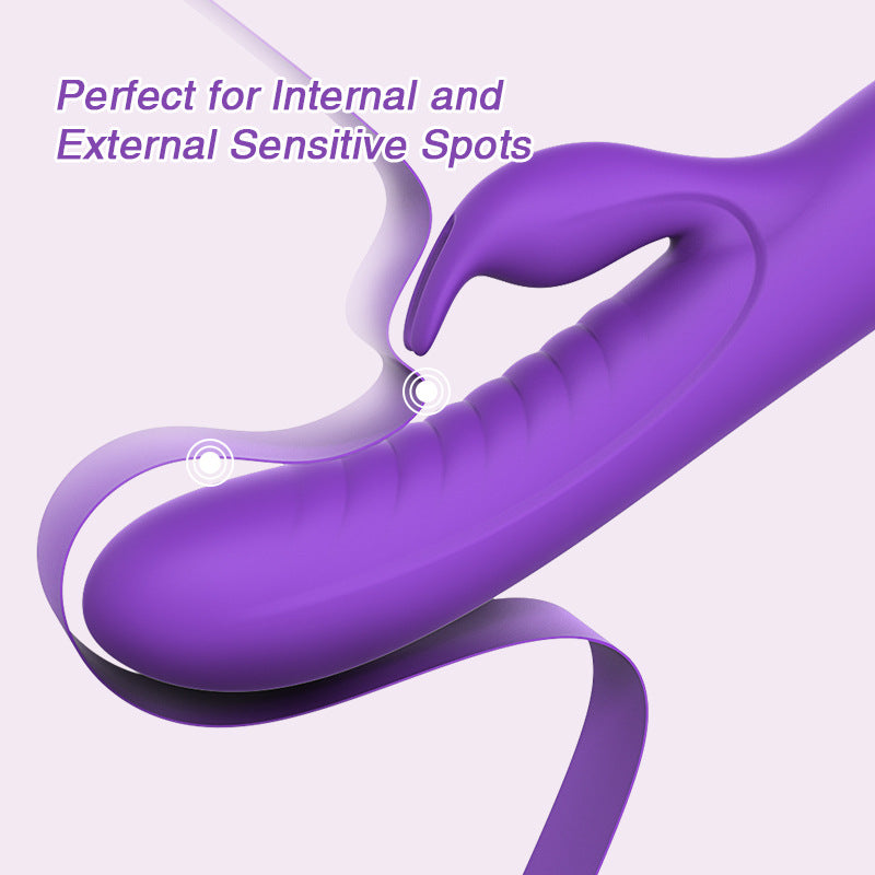 Moremorelove Multi-Function Rabbit Vibrator – 7 Powerful Modes, Dildo for G-Spot Stimulation