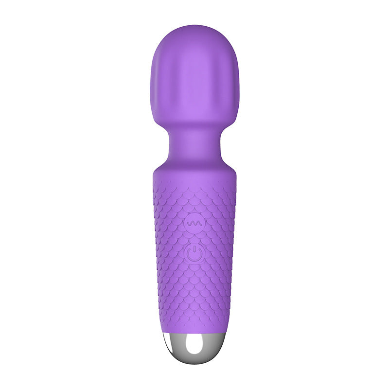 Moremorelove Mini Scaly Vibrator – Discreet AV Wand with 10 Vibration Patterns