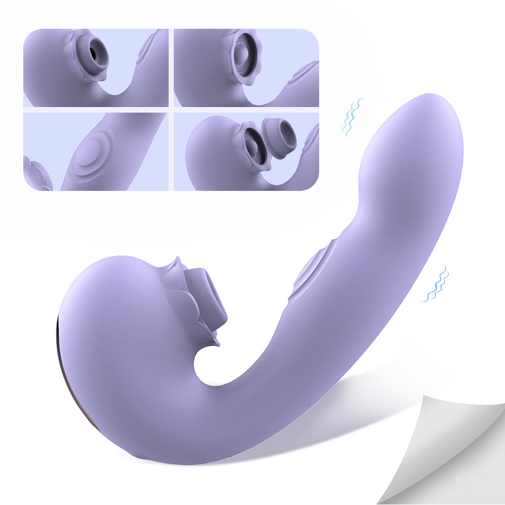 Moremorelove Multi-Function Vibrator – Suction, Slapping & Vibrating Wand with Pause Mode for Women, G-Spot & Clitoral Stimulator