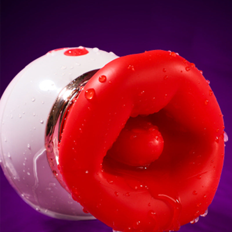 Moremorelove App-Controlled & Button-Controlled Rose Sucking Vibrator – 10 Sucking, Licking & Vibration Modes, Clit, Nipple & Anal Stimulation for Women & Couples