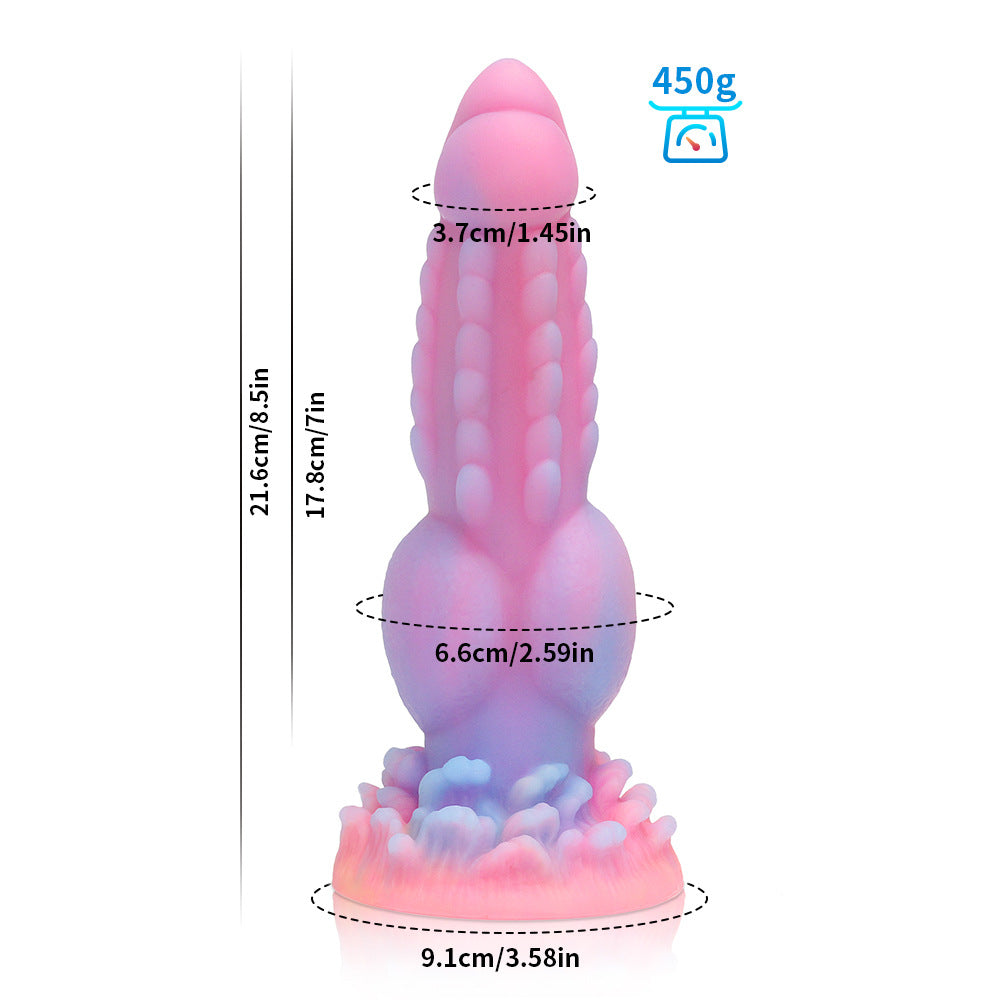 Moremorelove 5-Model Silicone Fluorescent Dildo – Comfortable & Easy to Climax Adult Sex Toy