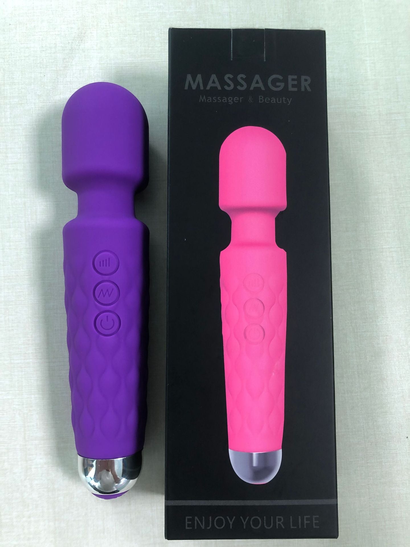 Moremorelove Rechargeable G-Spot Vibrator Wand – 20-Frequency Personal Massager with Strong Vibration for Female Erotic Pleasure & Masturbation