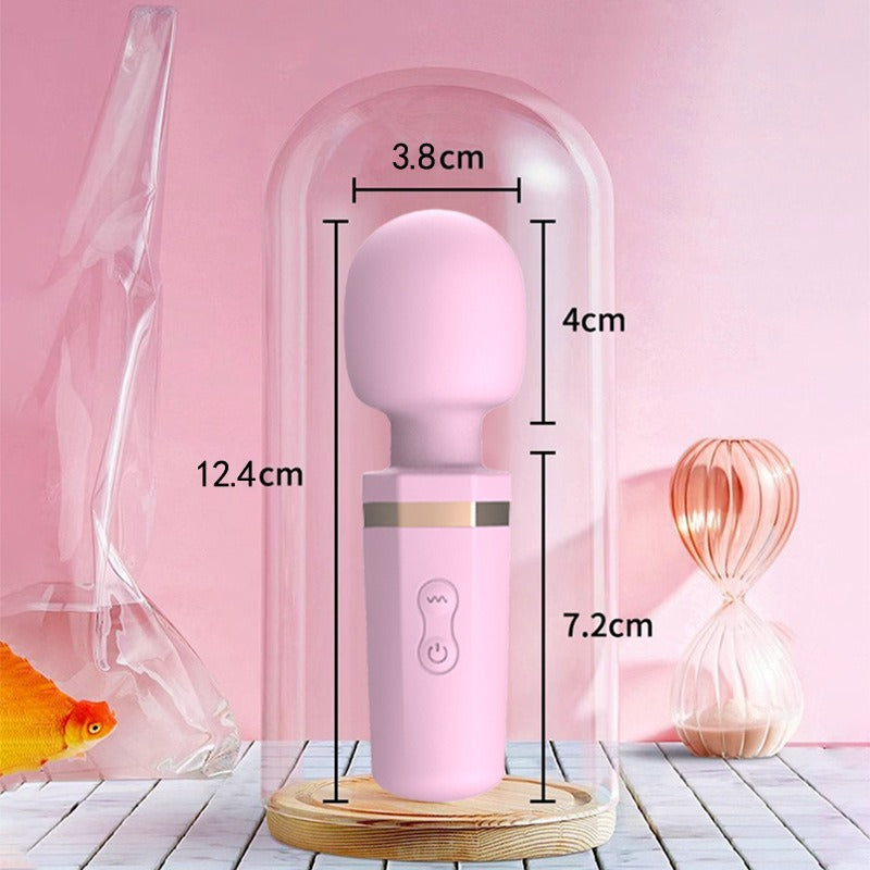 MoreMoreLove Mini AV Vibrator – 10 Powerful Vibration Modes, Long-Lasting Battery, Quiet Design, Portable & Discreet, Ultimate Pleasure for Female