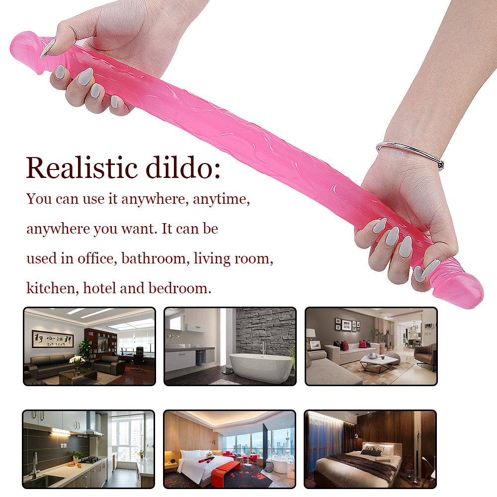 5 Colors Double-headed TPE Dildo – Dual-Use Dildo & Anal Plug for Pleasure