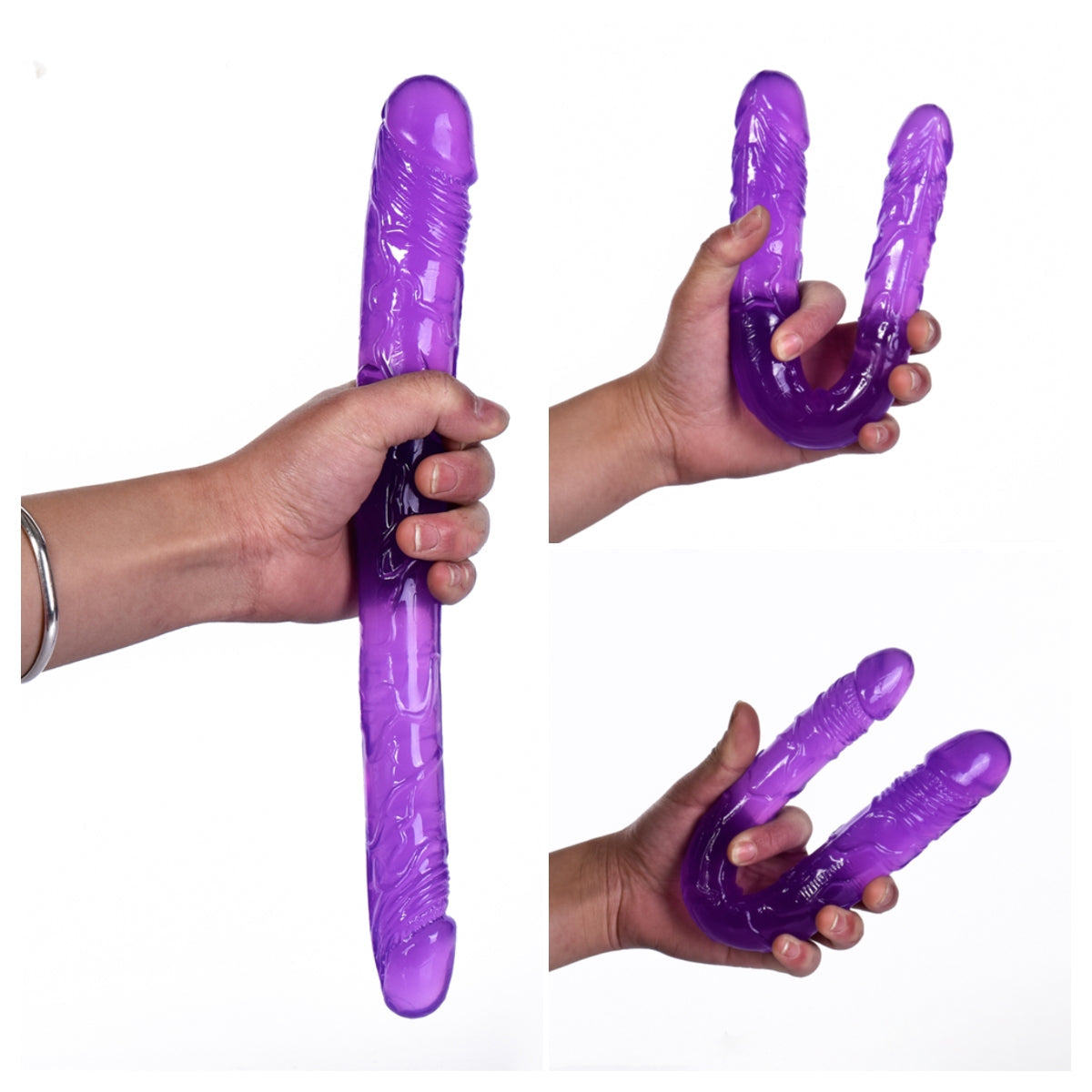 5 Colors Double-headed TPE Dildo – Dual-Use Dildo & Anal Plug for Pleasure
