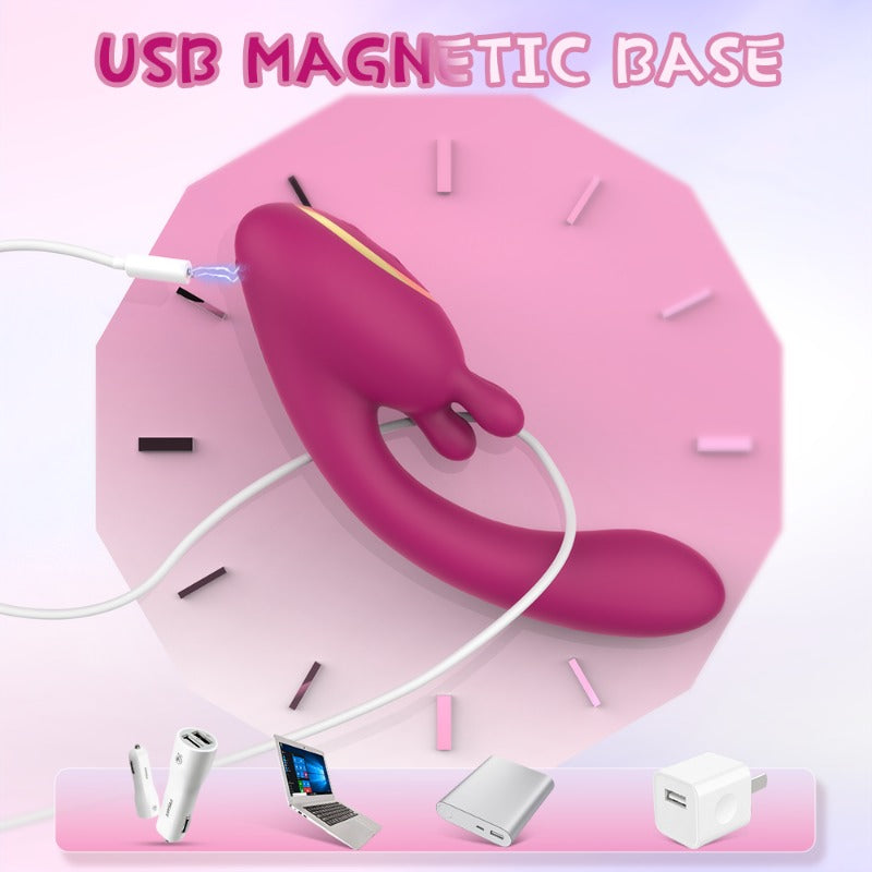 Moremorelove 9-Mode Thrusting & Vibrating Dildo – G-Spot & Clitoral Stimulator for Women