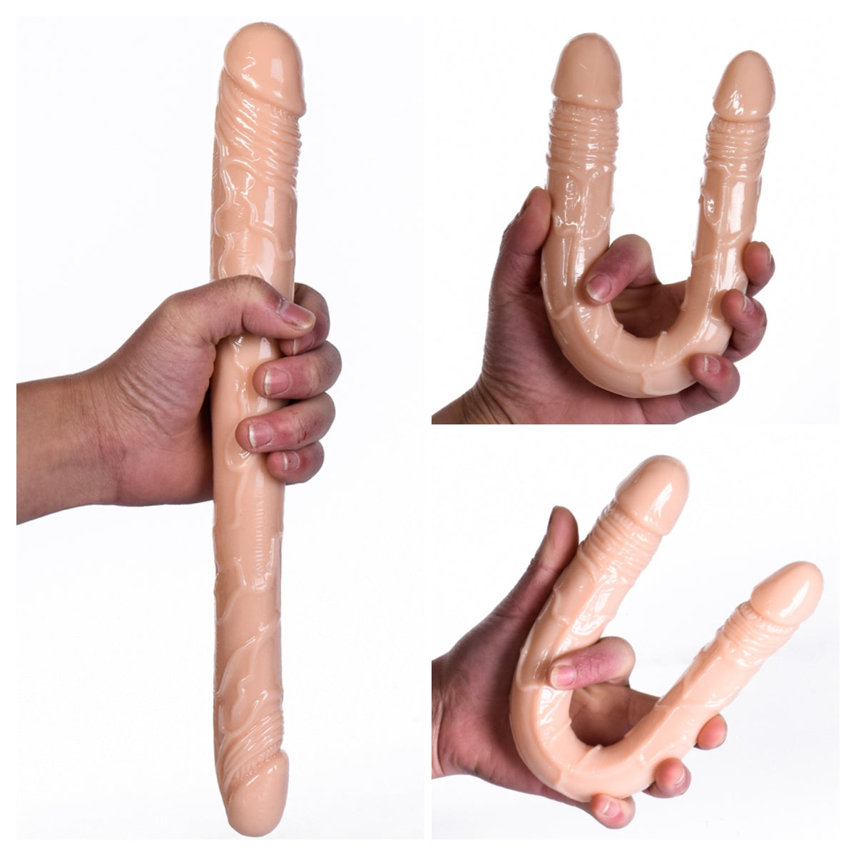 5 Colors Double-headed TPE Dildo – Dual-Use Dildo & Anal Plug for Pleasure