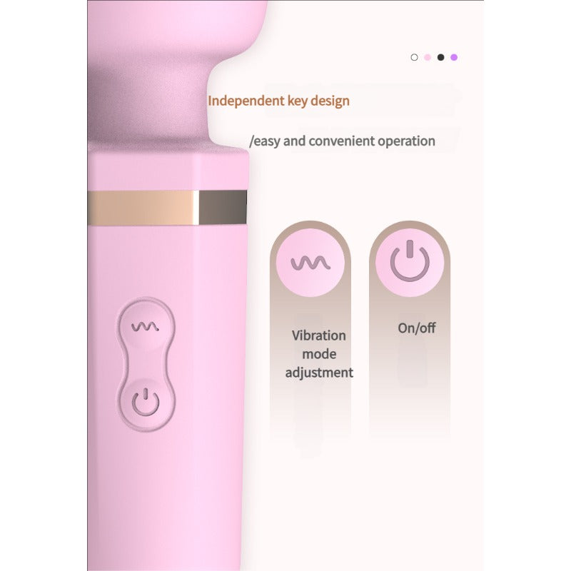 MoreMoreLove Mini AV Vibrator – 10 Powerful Vibration Modes, Long-Lasting Battery, Quiet Design, Portable & Discreet, Ultimate Pleasure for Female