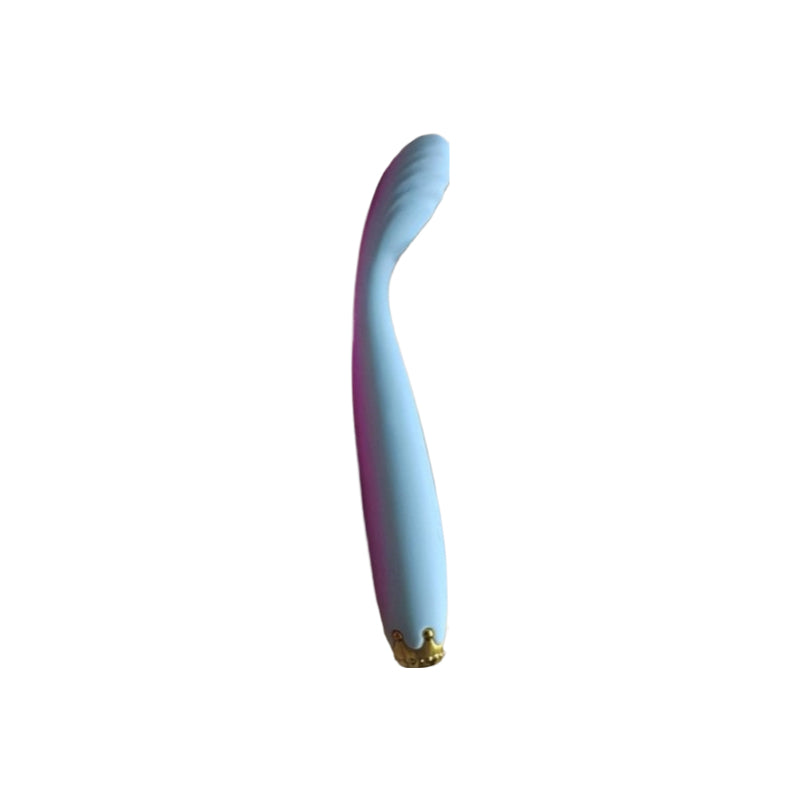 Moremorelove Rechargeable G-Spot Orgasm Vibrator – Dual Shock AV Stick with Elegant Crown Design for Female Pleasure & Masturbation