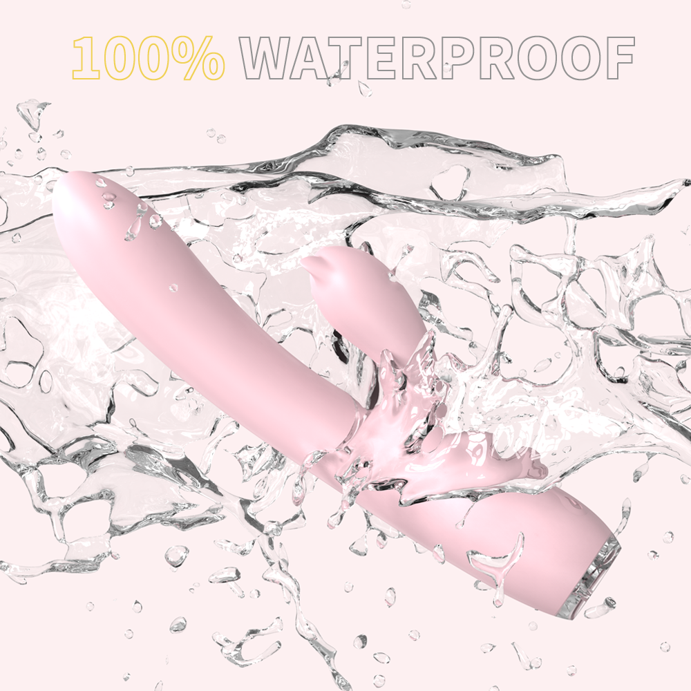 Moremorelove Rechargeable G-Spot Orgasm Vibrator – Dual Shock Thrusting & Vibrating AV Stick for Female Pleasure & Masturbation