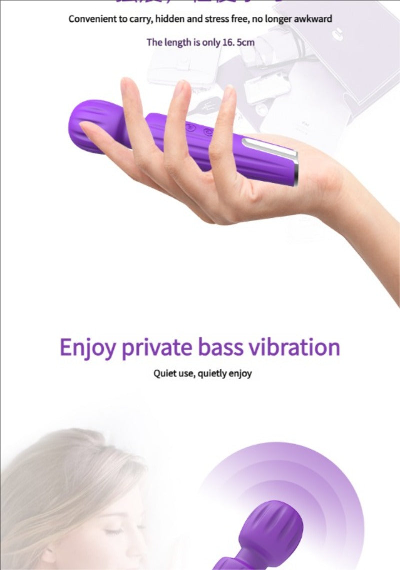 Moremorelove AV Vibrating G-Spot & Clitoral Stimulator Vibrator – Mini Electric Edition for Intense Female Pleasure