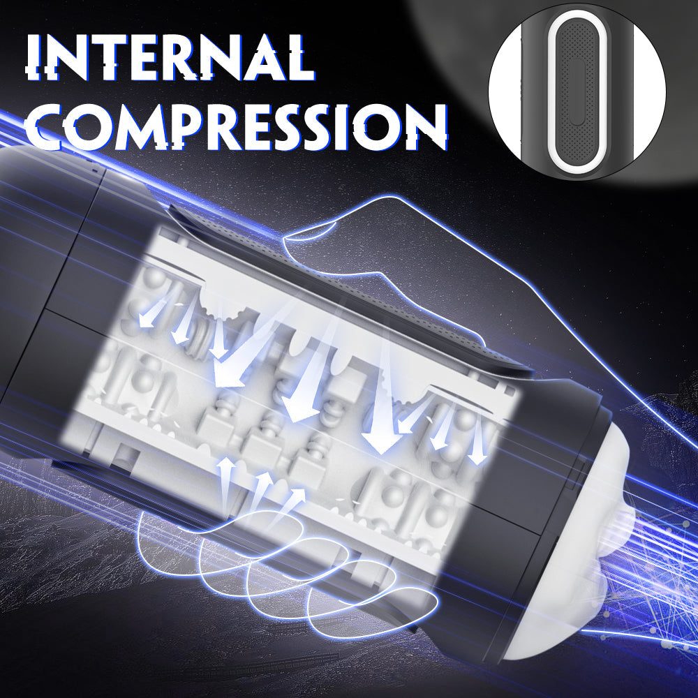 Rechargeable Double-Sided Male Masturbator – Powerful & Quiet Vibrating Stroker with TPE Material