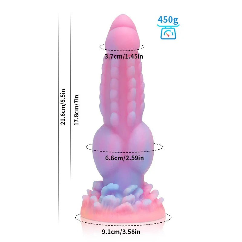 Moremorelove 5-Model Silicone Fluorescent Dildo – Comfortable & Easy to Climax Adult Sex Toy