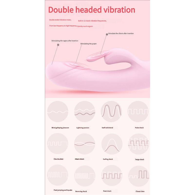 MoreMoreLove Dildo Vibrator – 12 Intense Vibration Modes, Quiet Operation, Realistic Design, G-Spot Stimulation, Ultimate Pleasure for Women