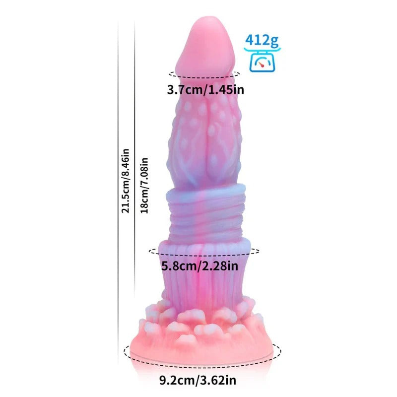 Moremorelove 5-Model Silicone Fluorescent Dildo – Comfortable & Easy to Climax Adult Sex Toy