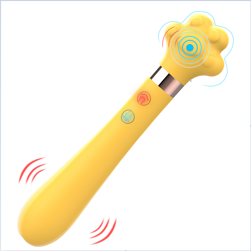 Moremorelove Cat Paw Dual-Stimulation Vibrator – 9 Vibration & 7 Tapping Modes