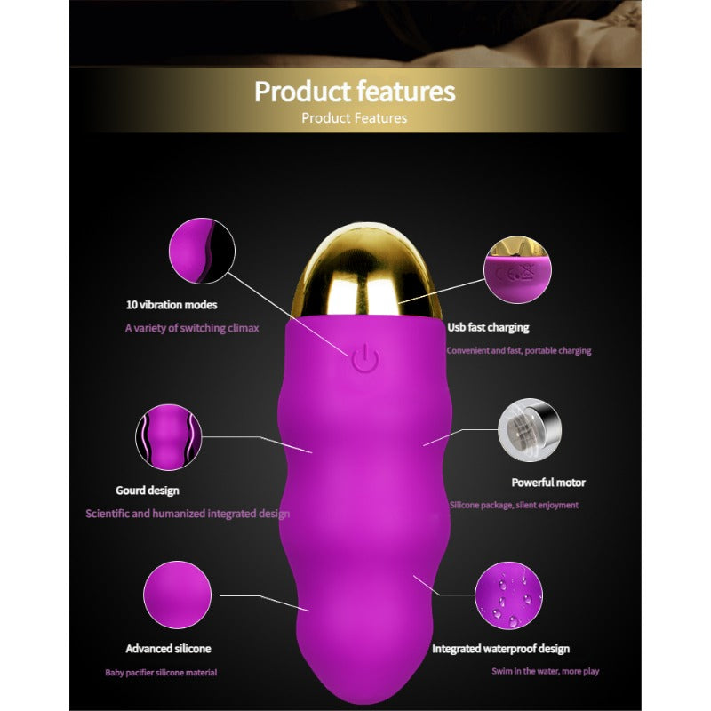 Moremorelove Portable Remote-Control Vibrator – Compact, Soft, Quiet USB Rechargeable Dildo for Intense Female Pleasure