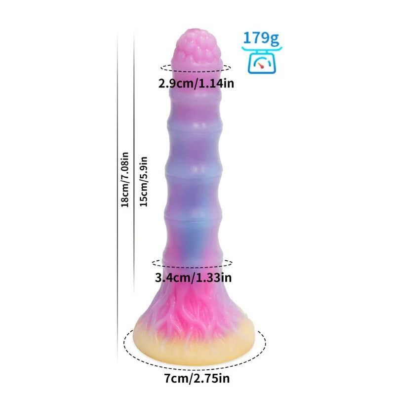 Moremorelove 5-Model Silicone Fluorescent Dildo – Comfortable & Easy to Climax Adult Sex Toy