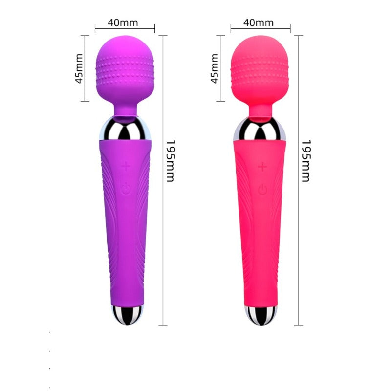 Moremorelove Rechargeable G-Spot Orgasm AV Vibrator – 10 Vibration Modes for Female Pleasure & Masturbation