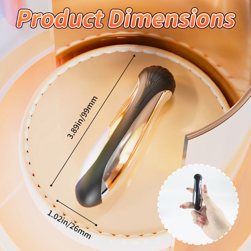 Moremorelove Electro-shock Vibrator –9 Vibration Modes Tri-frequency Electroshock Multi-Scenario Use Vibrating Stimulator for Female