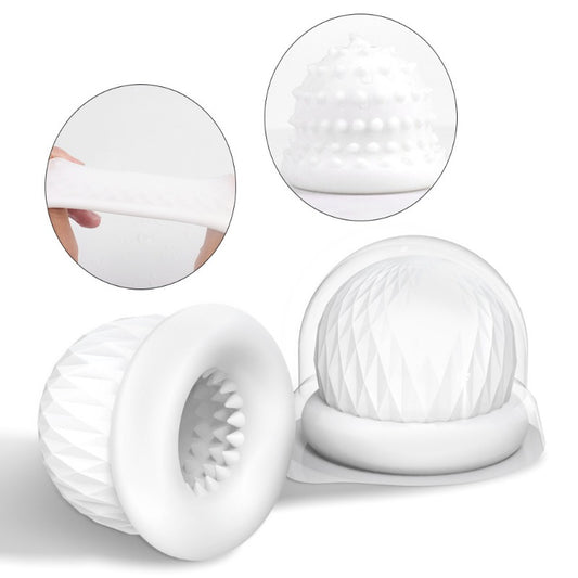 Moremorelove Mini Jelly Male Masturbator Set – 6-Pack Ultra-Tight Textured Strokers with Virgin-Like Entry for Realistic First-Time Sensation
