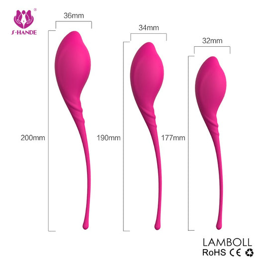 Moremorelove Kegel Balls 3-Piece Set – Pelvic Floor Muscle Trainer, Vaginal Tightening Balls & Postpartum Recovery Ben Wa Weights for Women