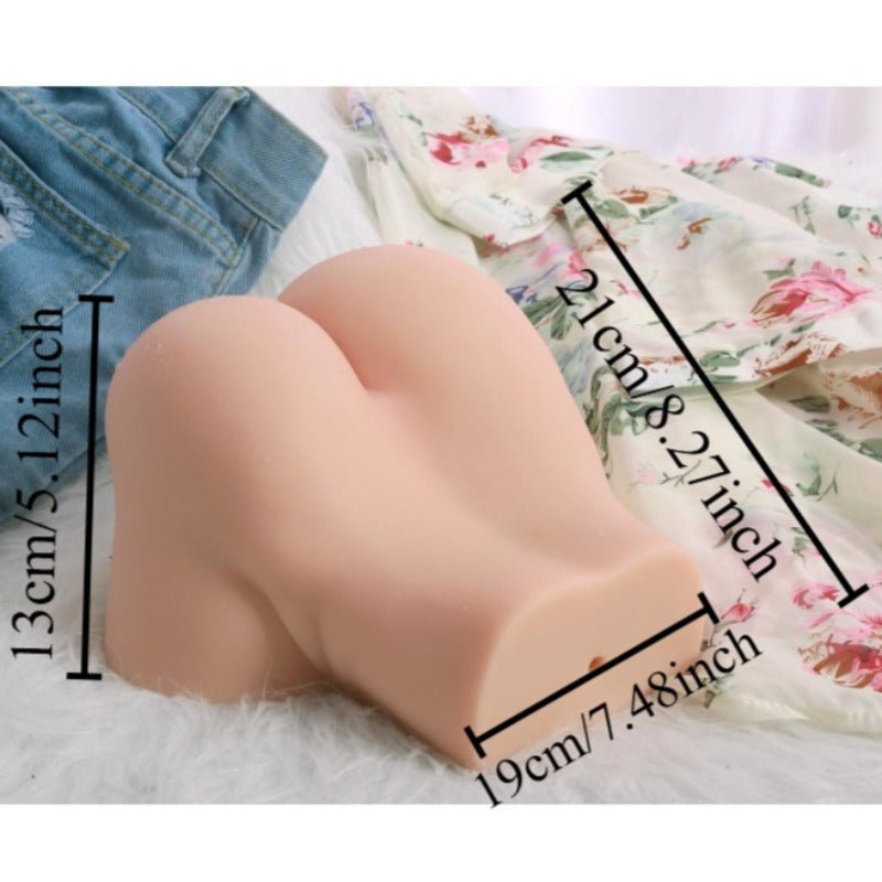 Moremorelove Realistic Male Hip Masturbator – Big Ass & Soft Buttocks with Vagina & Anus