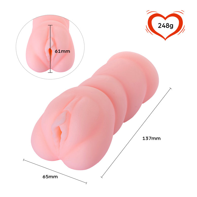 TPE Realistic Pocket Pussy Male Masturbator – Virgin Vagina Sex Toy